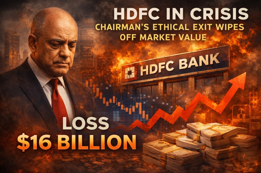 HDFC Bank crisis chairman resignation