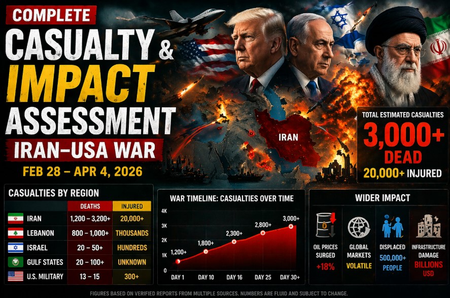 Iran USA War casualties